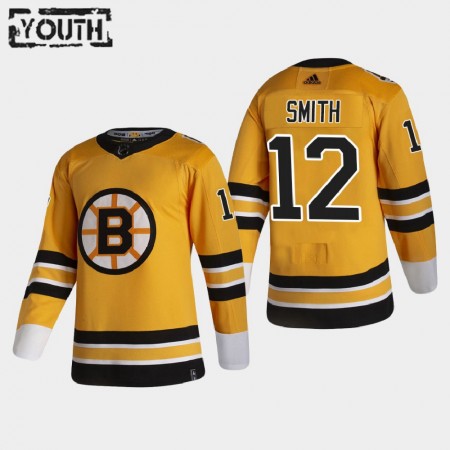 Camisola Boston Bruins Craig Smith 12 2020-21 Reverse Retro Authentic - Criança